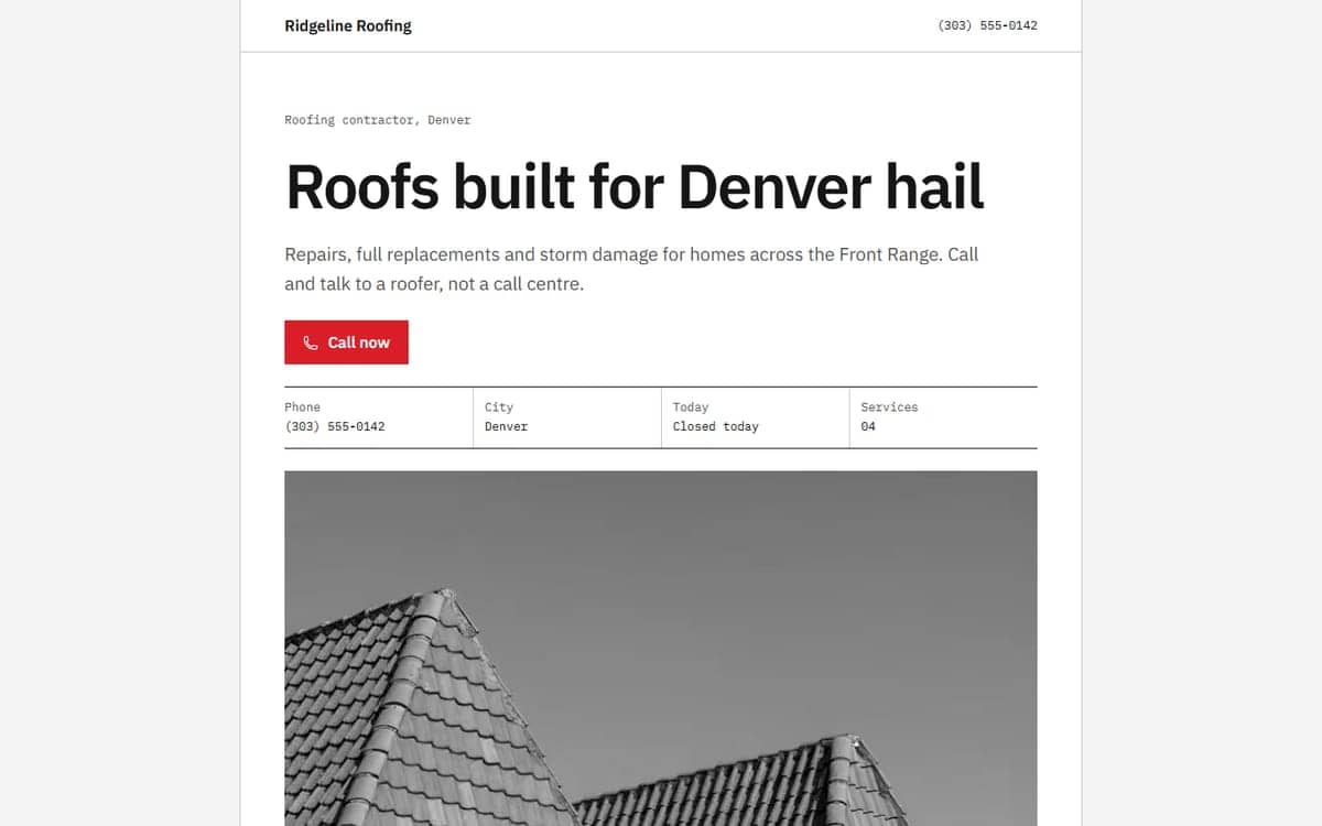 Ledger template, desktop view